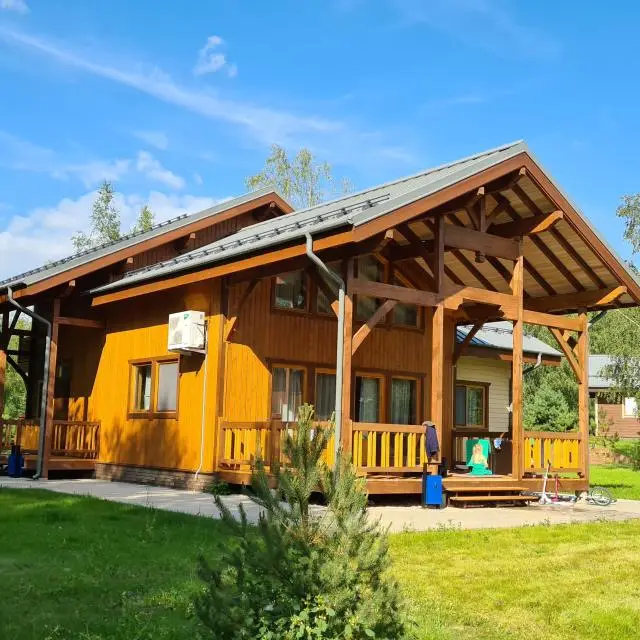 Реальные фото Коттедж В4 на базе отдыха Новинки Парк