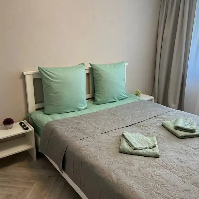 Реальные фото Большая двухкомнатная квартира сети "PanApartments" на улице Кузнецова